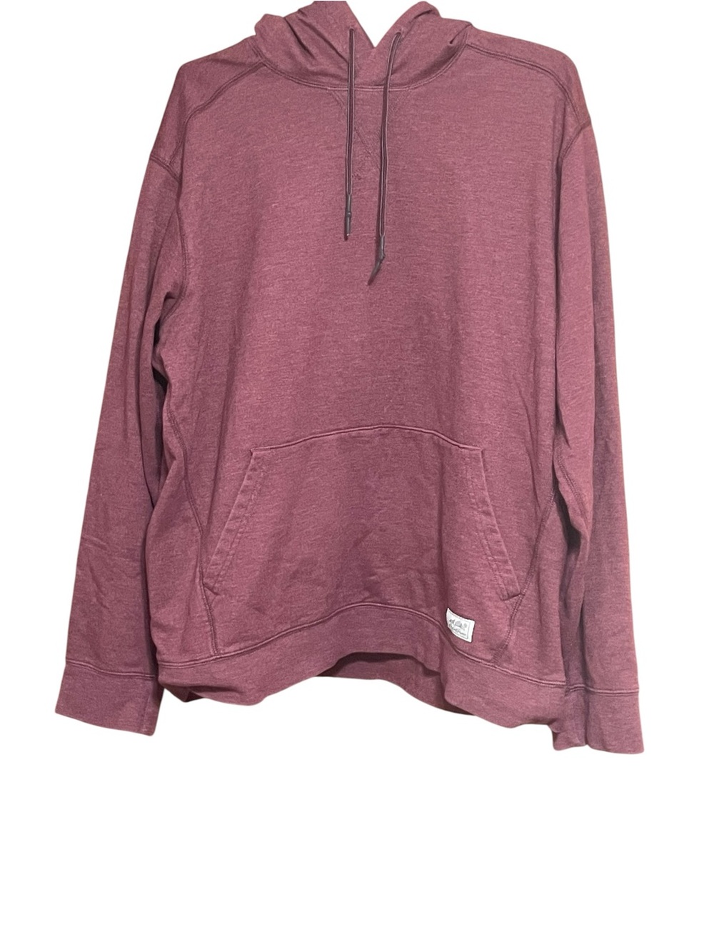 Eddie Bauer Men's Heathered Mauve Crewneck Hoodie